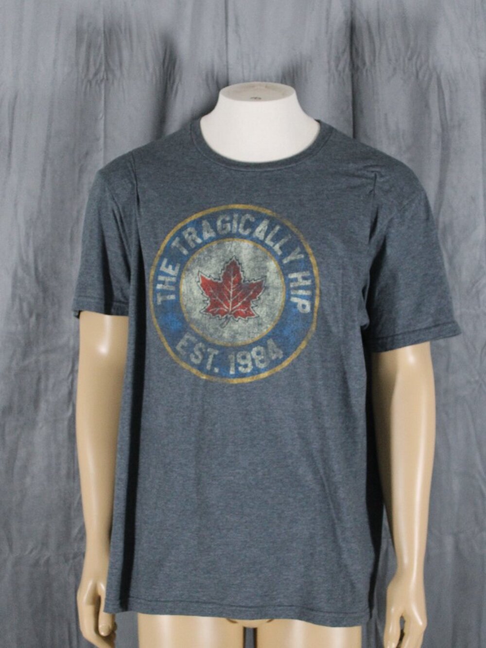 Banding Shirt - Tragically HIp Est 1984 Distressed Graphic - Men's Large